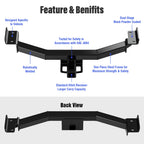 2 Inch Trailer Towing Hitch for Hyundai Tucson (Excluding Night)