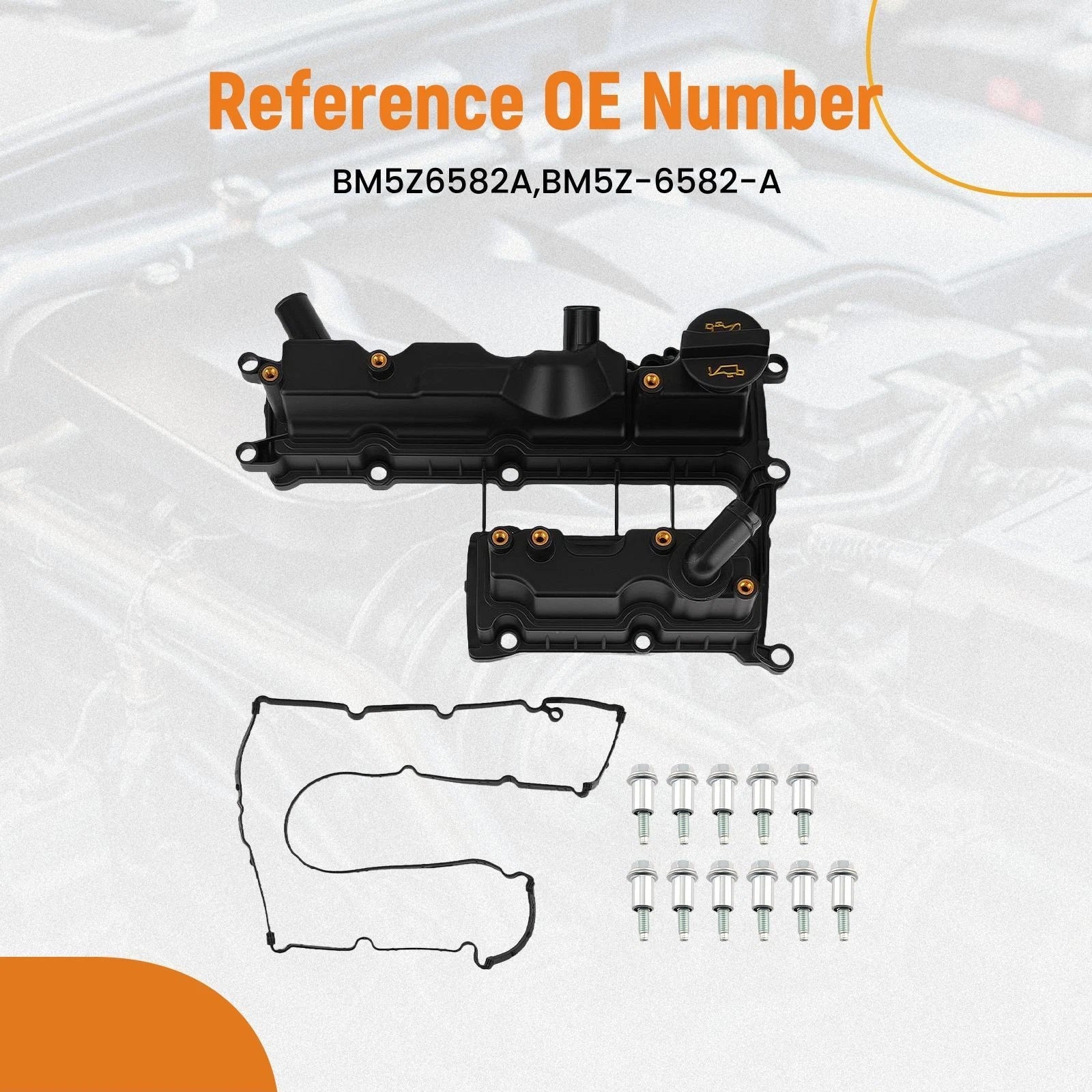 Valve Cover with Gasket for Ford Fusion Escape Transit (2013–2019)