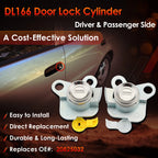 Door Lock Cylinder Switch w/ Keys for Chevy Prizm Toyota Corolla (1998–2002)