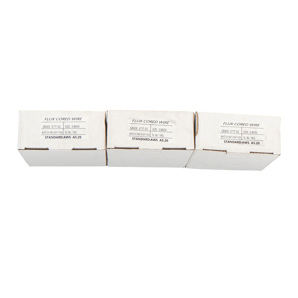Set of 3 Flux Core MIG Welding Wire for Carbon Steel (E71T-GS)