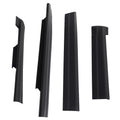 Set of 2 Rocker Panel Covers for Chevrolet Silverado Extended (1999–2006) Black