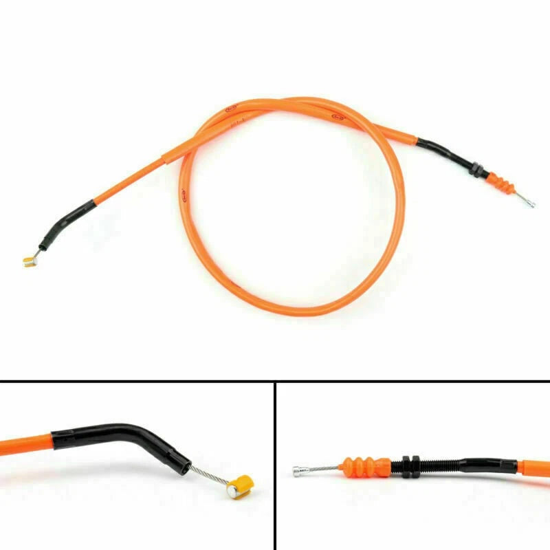 Clutch Cable for Kawasaki Z1000 (2010–2013) - Steel Wire, Orange
