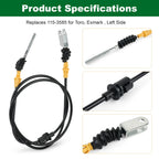 Left Side Brake Cable for Exmark Lazer Z E-Series (115-3585)