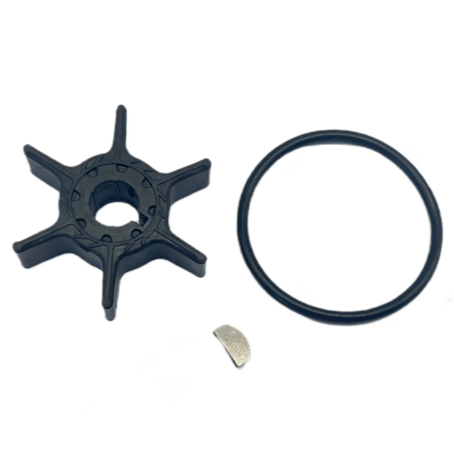 Water Pump Impeller & Key for Yamaha 4 Stroke 6-9.9 HP (68T-44352-00)