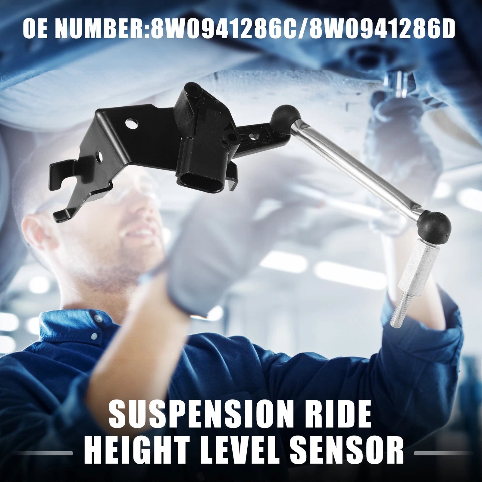 Air Suspension Ride Height Level Sensor for Audi A4 (2002–2008) No. 8W0941286C