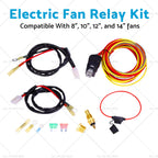Electric Fan Relay Kit for Dual Fans (185 Degree 40A)