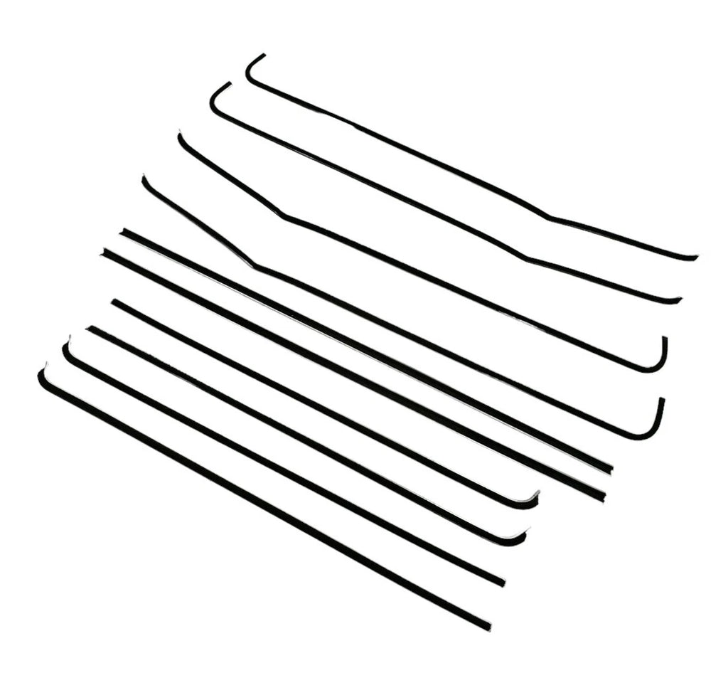 Door Window Felt Rubber Beltline Kit for 1955-1957 Chevy Bel Air 2-Door Sedan
