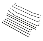 Door Window Felt Rubber Beltline Kit for 1955-1957 Chevy Bel Air 2-Door Sedan