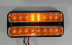 Amber LED Side Marker Lights Pair with Turn Signal for Chevy C10 (1968–1972)