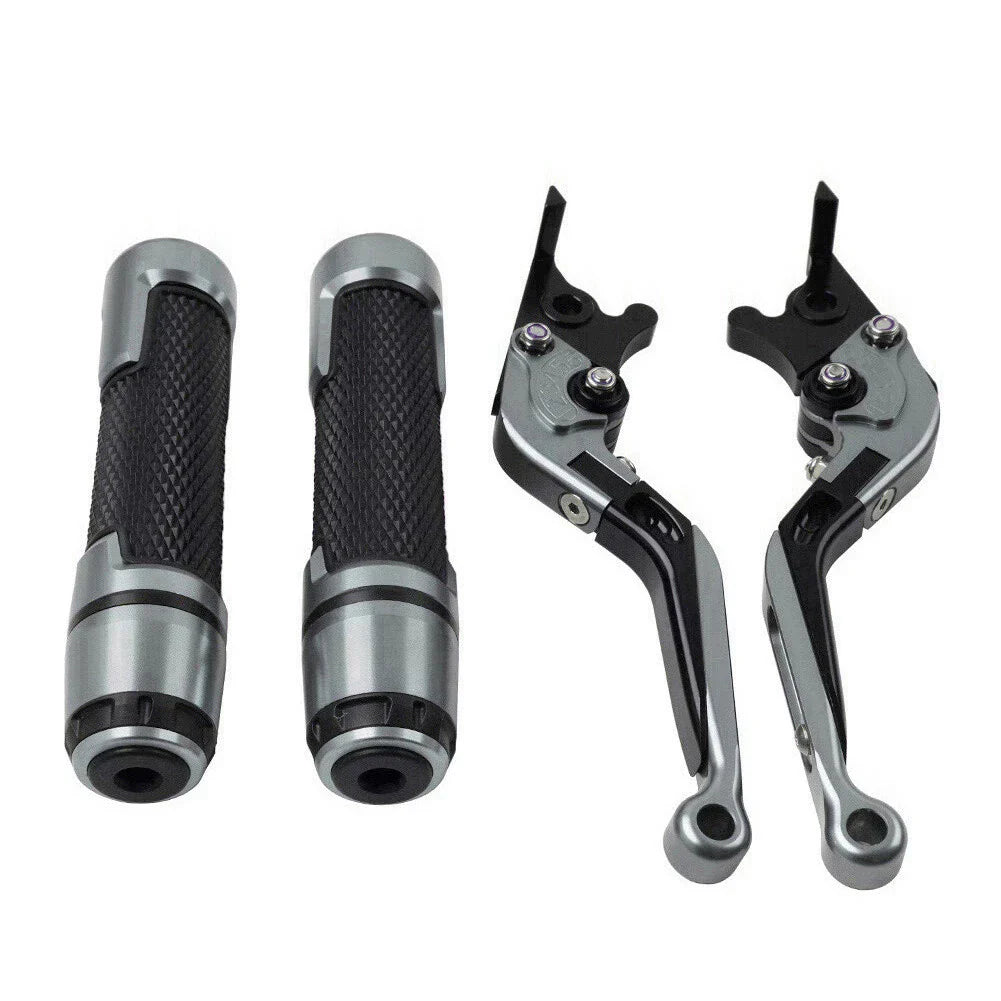 Folding Titanium Brake Clutch Lever Grip Set for Yamaha FJR XJR 1300 (2001-2018)