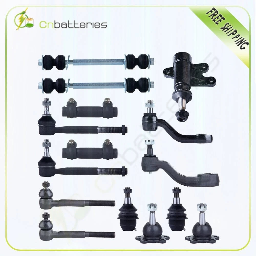 Set of 15 Tie Rod Ends, Sway Bars, Ball Joints for Chevy GMC K1500 Suburban (1996)