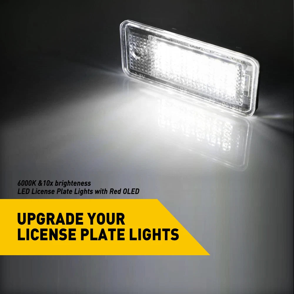 LED License Plate Light for Audi A3 A4 A6 A8 S3 S4 Q7 (EXV)