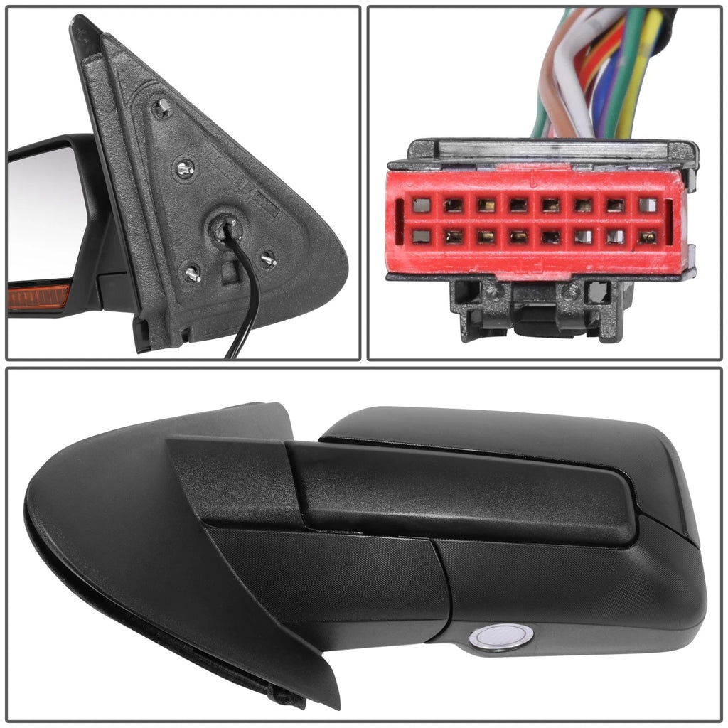 Left Side Door Mirror for Ford Expedition (2011–2011) - Power, Heat, Memory, Signal