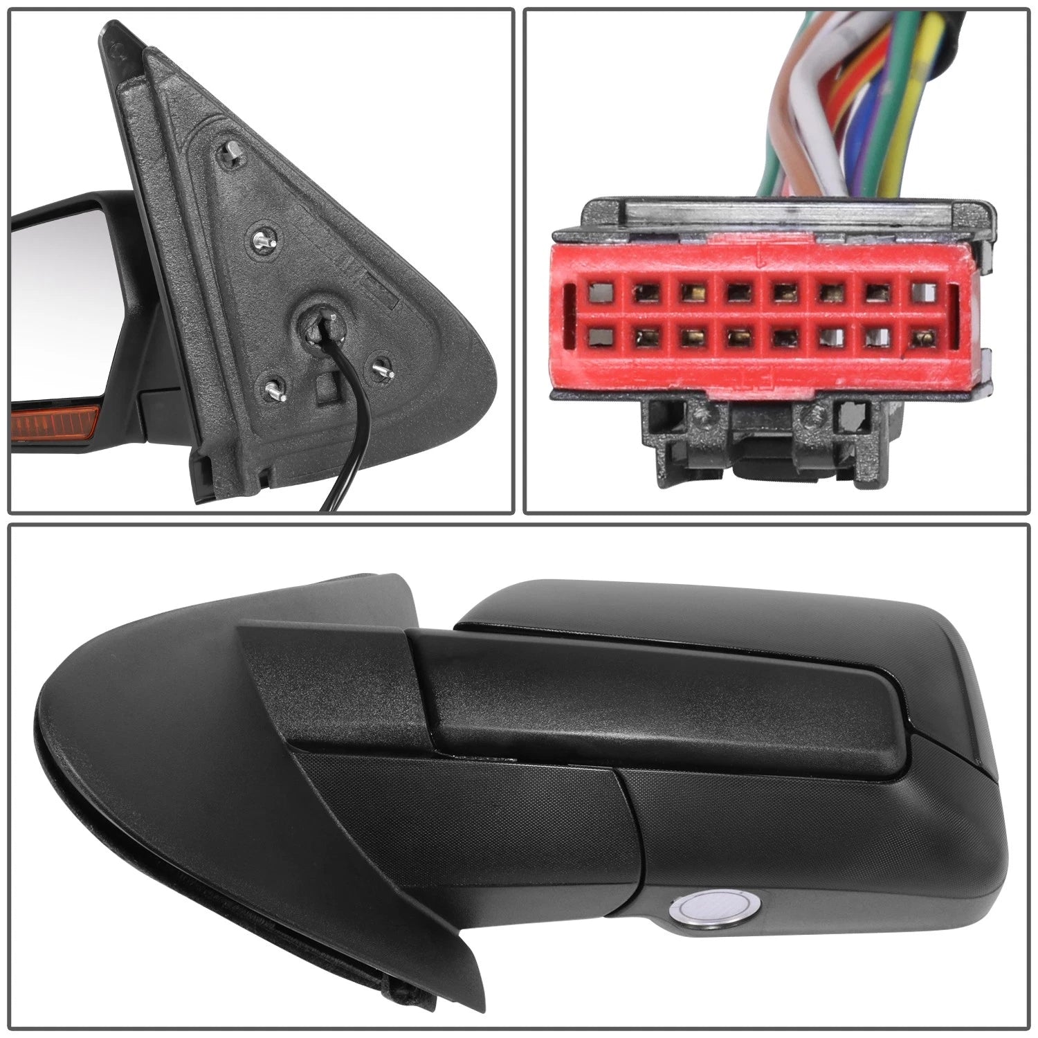 Left Side Door Mirror for Ford Expedition (2011–2011) - Power, Heat, Memory, Signal