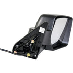 Set of 2 Power Textured Black Side Mirrors for Jeep Patriot (2007–2017)