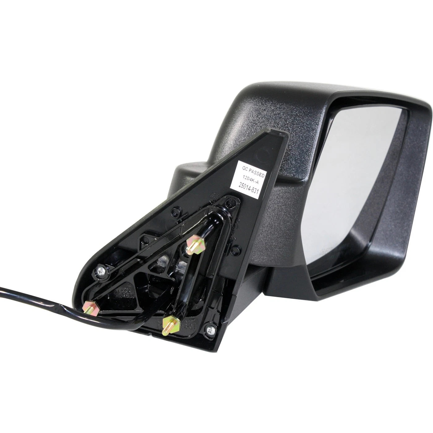 Set of 2 Power Textured Black Side Mirrors for Jeep Patriot (2007–2017)