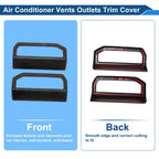 Air Condition Outlet Vent Trim Cover Frame for Toyota Tacoma (2016–2023) Black Woodgrain