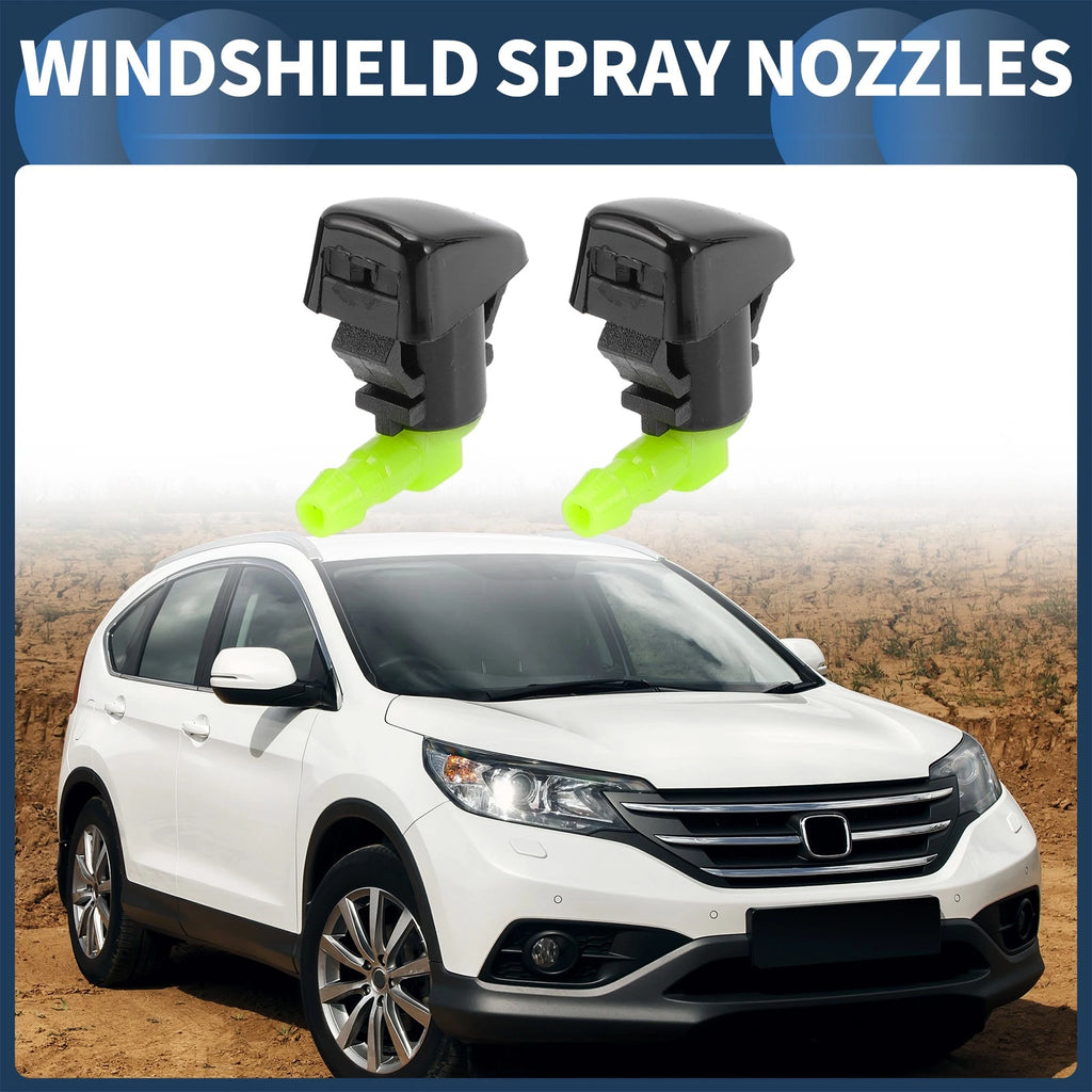 Set of 2 Front Windshield Washer Nozzles for Ford Edge (2007–2011)