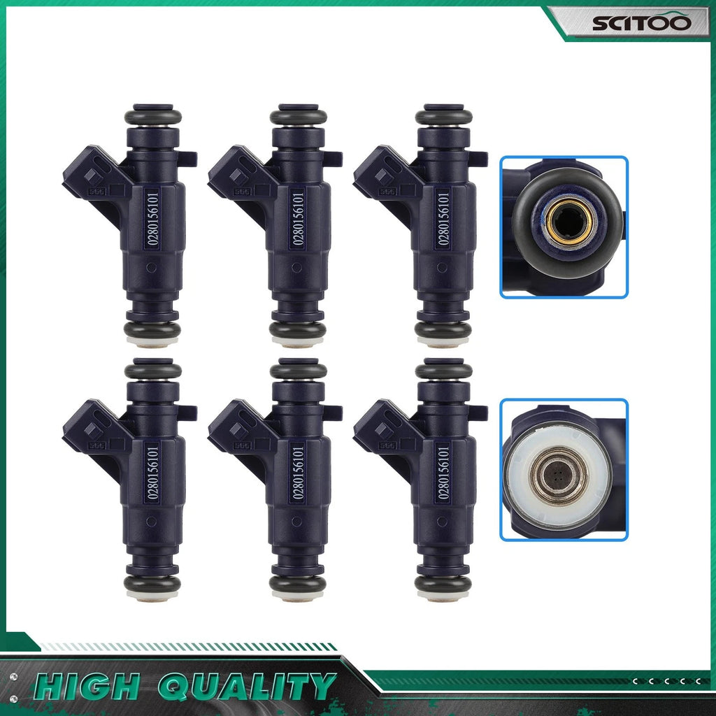 6X Fuel Injectors for Porsche Cayenne (2003–2006) 4.5L