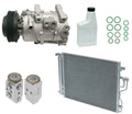 AC Compressor Kit with Condenser Replacement for Toyota Hilux (2010–2018)