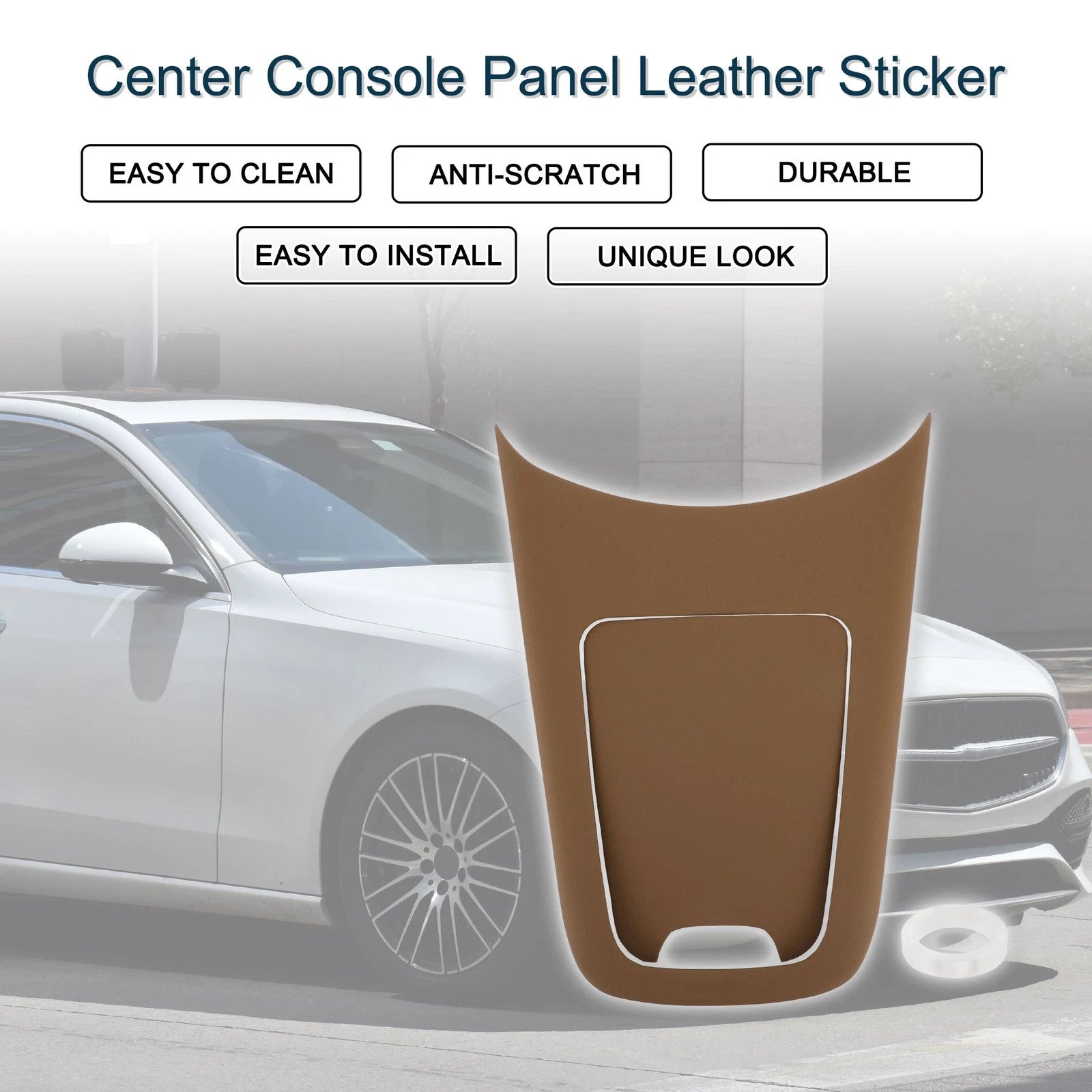 Set of 1 Center Console Panel Sticker for Mercedes-Benz E-Class (2024)