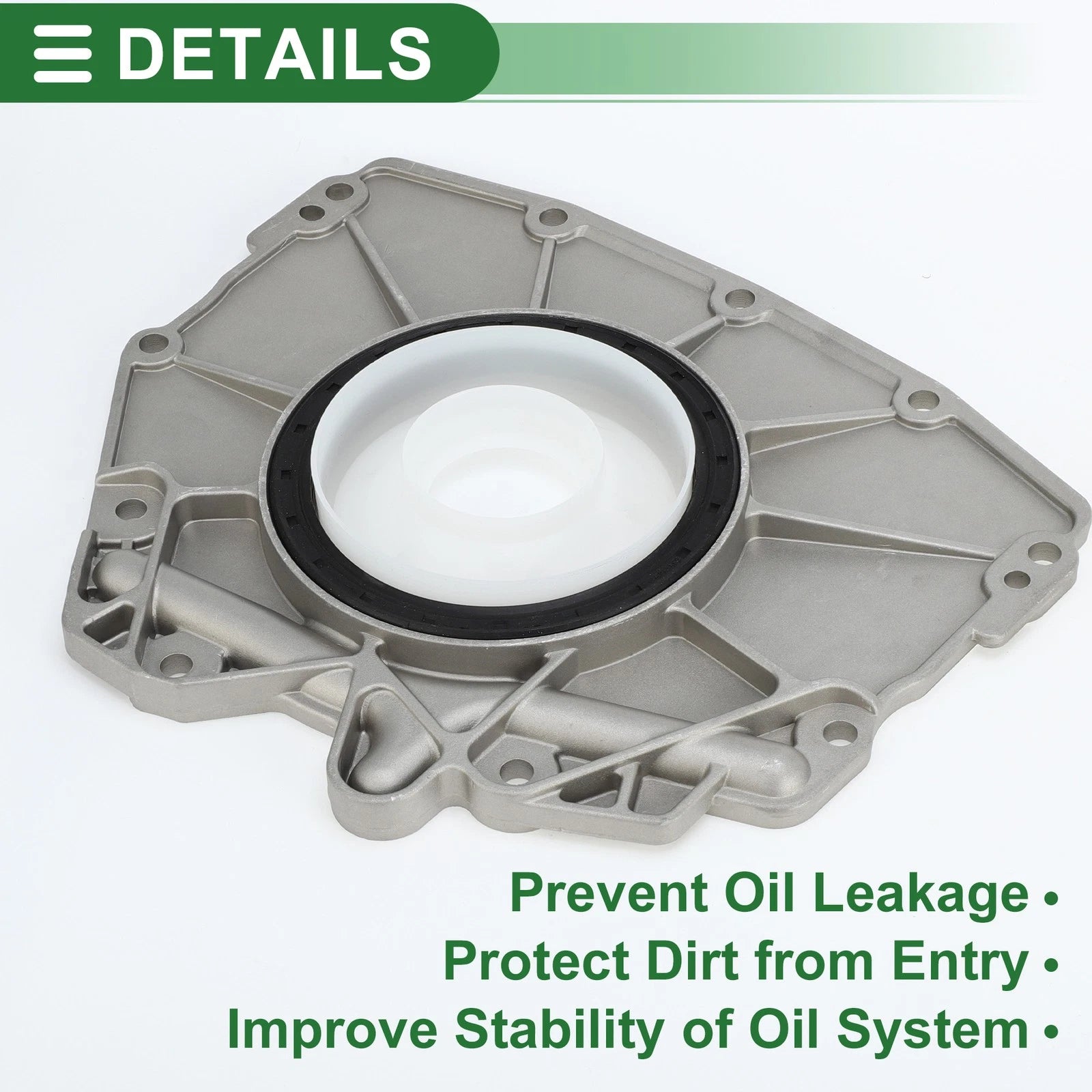 1 Pc Rear Crankshaft Oil Seal with Flange for Mercedes-Benz ML350 (2010–2014)