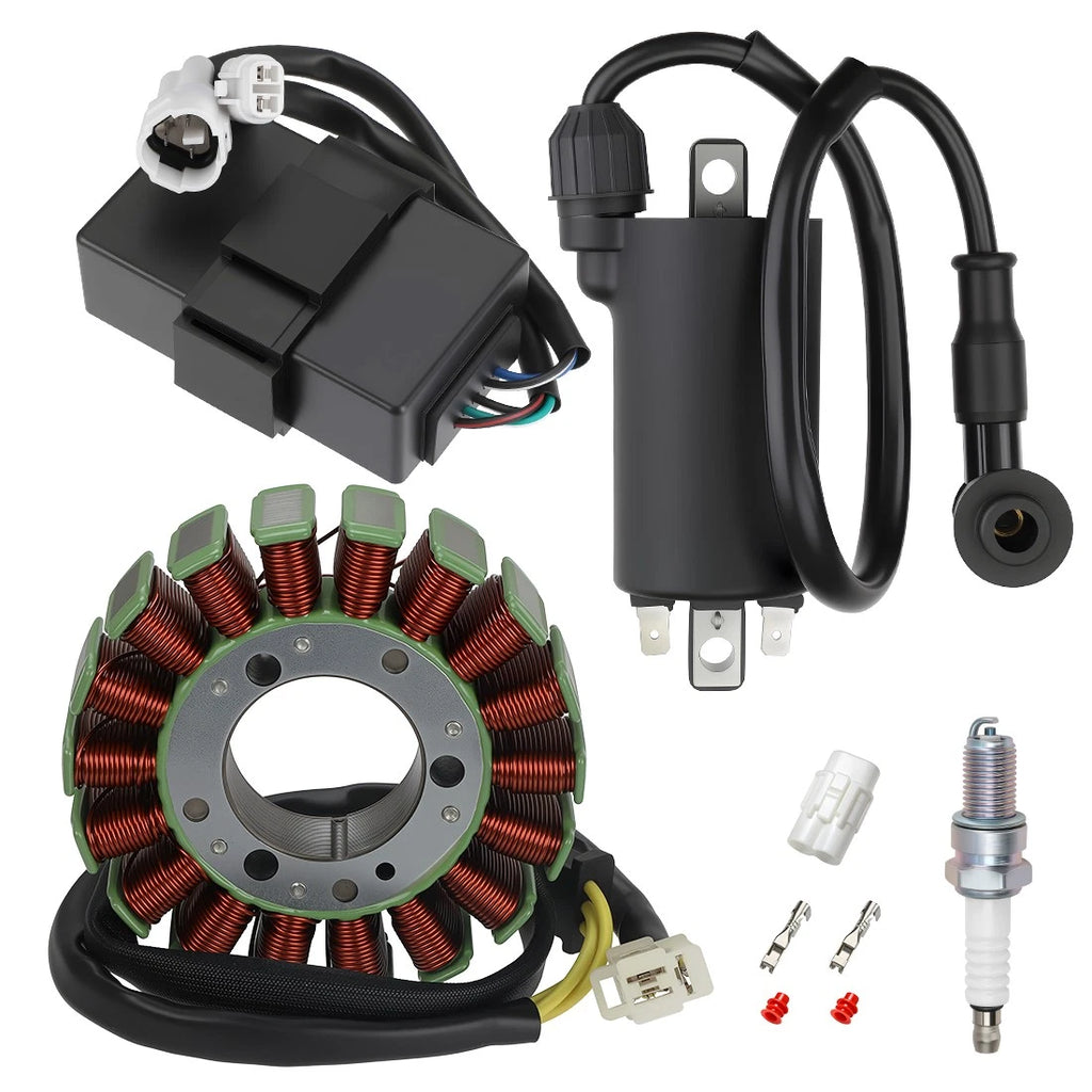 Generator Stator & Ignition Coil w/ CDI for Kawasaki KLF300 Bayou 300 (1988–2004)