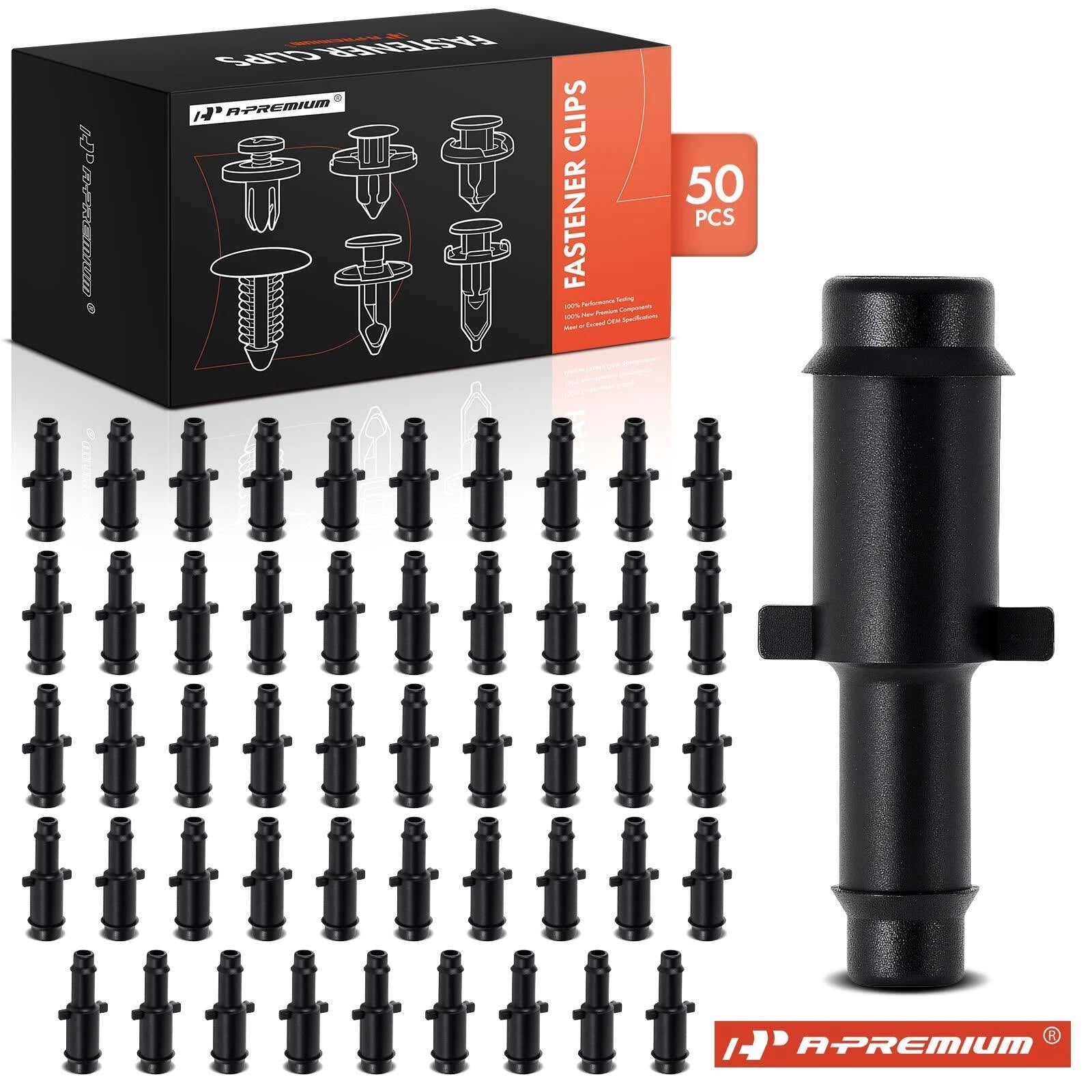 50Pcs Straight Reducing Hose Pipe Tube Connectors for Ford
