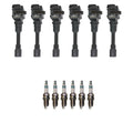 Set of 6 Ignition Coils & Spark Plugs for Mazda Millenia (1995–2002)