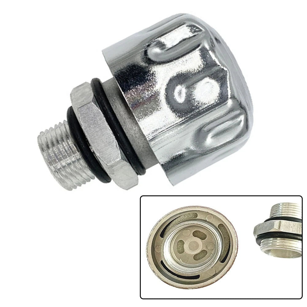 NPT Threaded Breather Cap Pair for Gear Oil Tank (40 Filtration)