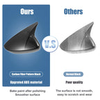 1 Pair ABS Carbon Fiber Pattern Rearview Mirror Cover for Mazda 3 (2020)
