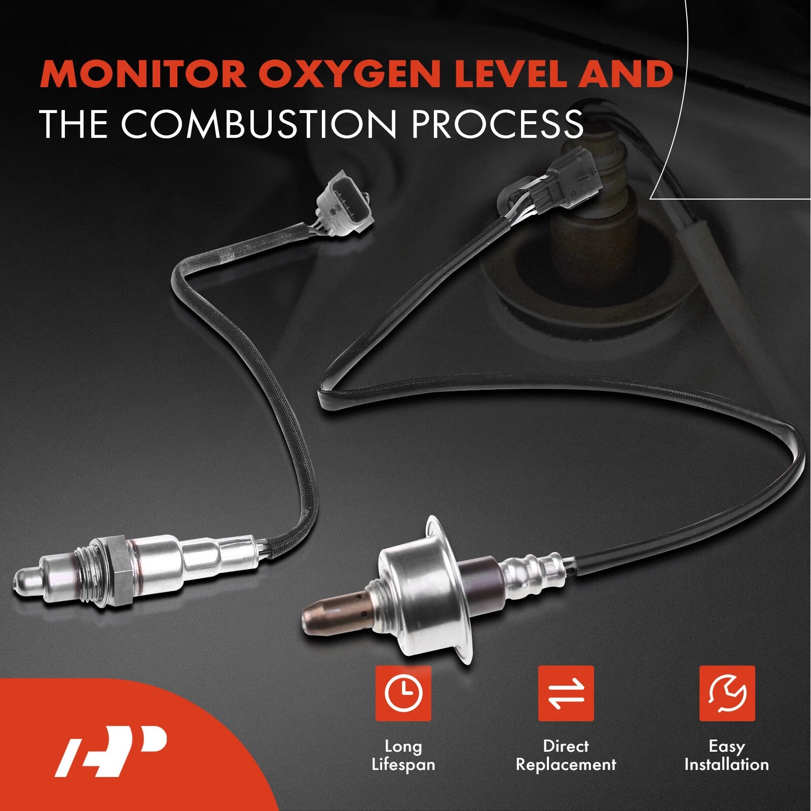2X O2 Oxygen Sensors for Nissan Juke (2015–2017) AWD