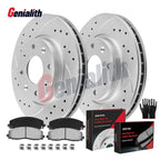 330mm Front Drilled Rotor & Ceramic Brake Pad for Dodge Grand Caravan (2012–2020)