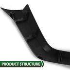 Front Bumper Grille Trim for Nissan Rogue (2017–2020) Black