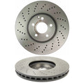 2X Brembo Front Drilled 330mm Brake Disc Rotors for W211 W220 (2003–2006)