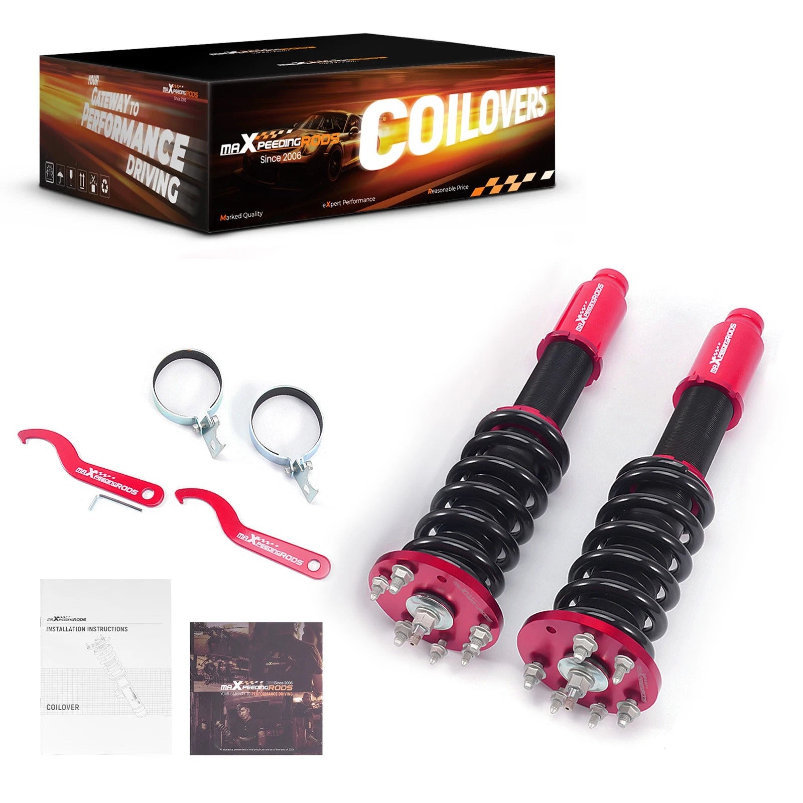 2X Coilover Kit for Honda Accord (2008–2012) 24 Way Damper
