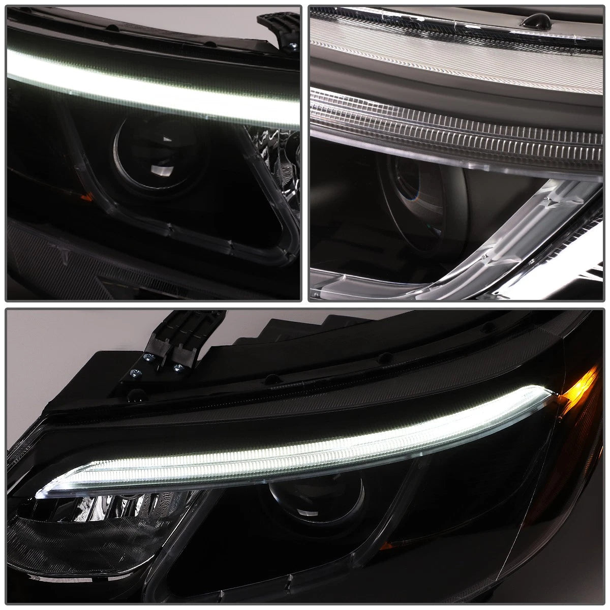 LED DRL Light Bar Projector Headlights for Sorento EX SX (2014–2015)