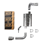 Borla ProXS 2.5" Single Exhaust Kit for Jeep Wrangler (2018–2025)