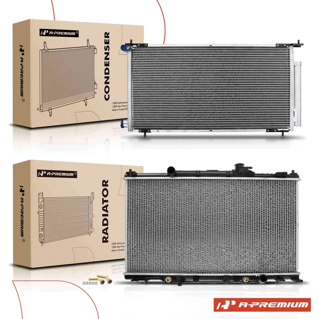 2X Radiator & AC Condenser Kits for Honda CR-V (2007–2016)