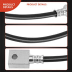 2X Rear Brake Hydraulic Hose for Nissan 370Z (2009–2017) Infiniti G37 RWD