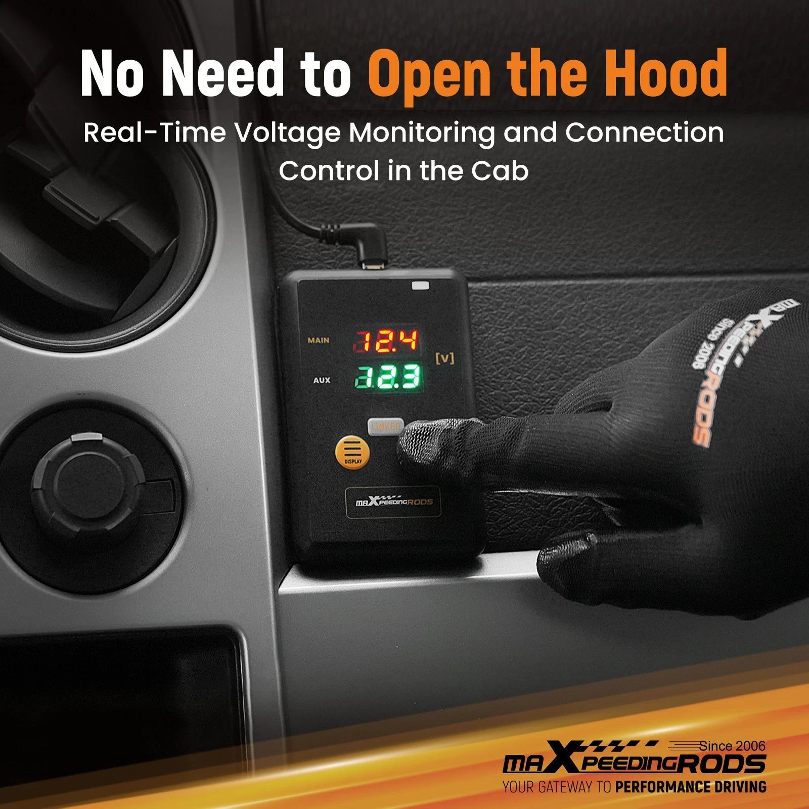 Dual Battery Isolator Controller for AutCar Truck SUV (Dual System)