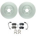Set of 2 Bosch QuietCast Rear Rotors & Hella Low-Met Pads for A6 A7 Quattro (2012–2018)