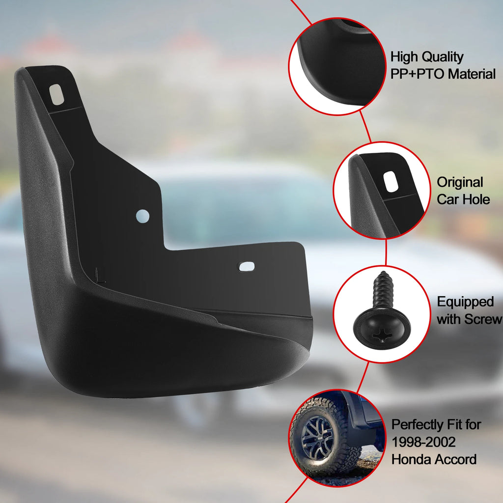 Rear and Front Wheel Splash Guards for Honda Accord (1998-2002)