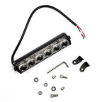 Slim LED Light Bar for ATV SUV 4X4 (7 Inch, Waterproof, 4D Lens)