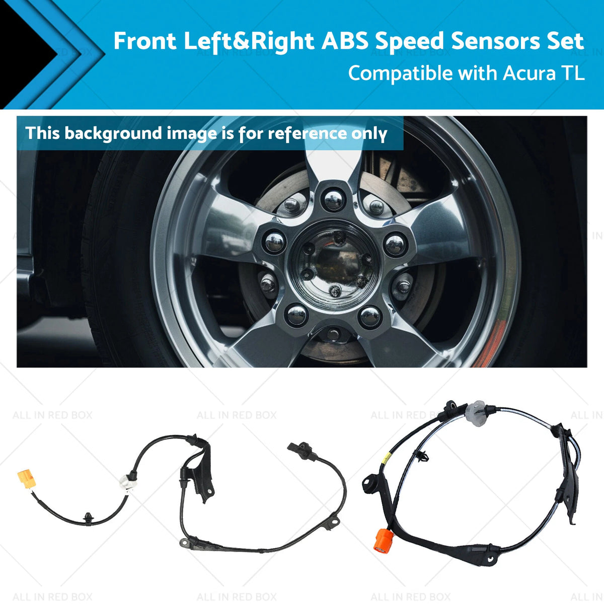 Set of 2 ABS Speed Sensors for Acura TL (2004–2008) 57450SEPA01