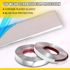 2.2cm Chrome Molding Trim for Automotive Trunk Body Side Bumper Strip