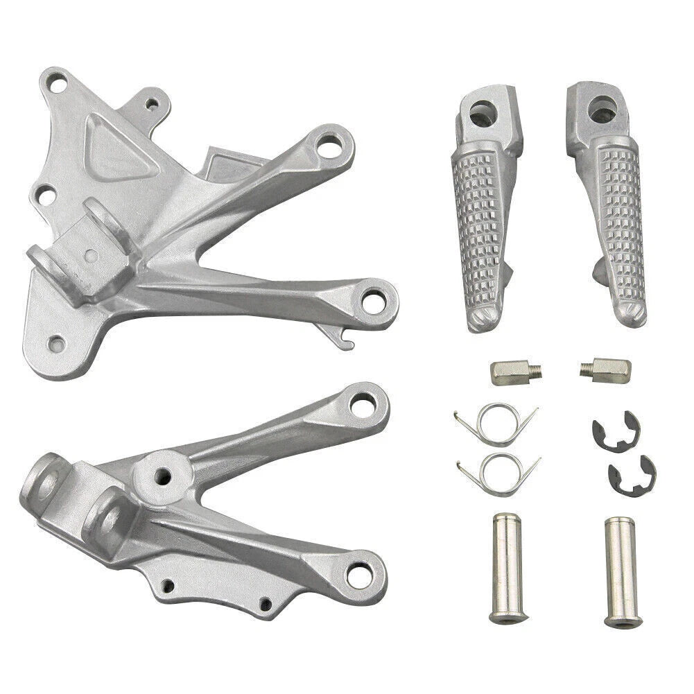 Front Foot Pegs Footrest Brackets for Kawasaki Ninja ZX10R (2006–2010)
