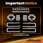 2" Front 1" Rear Lift Kit for Toyota Tacoma 2WD 4WD (2005–2023)