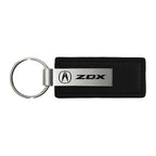 Black Leather Keychain KC1540.ZDX - Officially Licensed for Acura ZDX