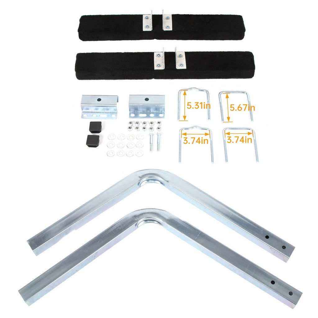 2' Side Guide Bunk Board for Boat Trailer (75 Degree)
